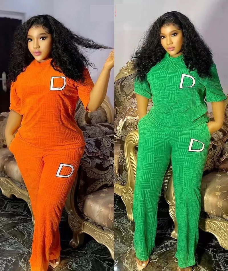 Women New Fashion Letter Printed 2 Piece Sets Short Sleeve Top And Pants Suit Ladies Matching Sets Summer Casual Outfits 23032210, Green
Women New Fashion Letter Printed 2 Piece Sets Short Sleeve Top And Pants Suit Ladies Matching Sets Summer Casual Outfits 23032210, Green