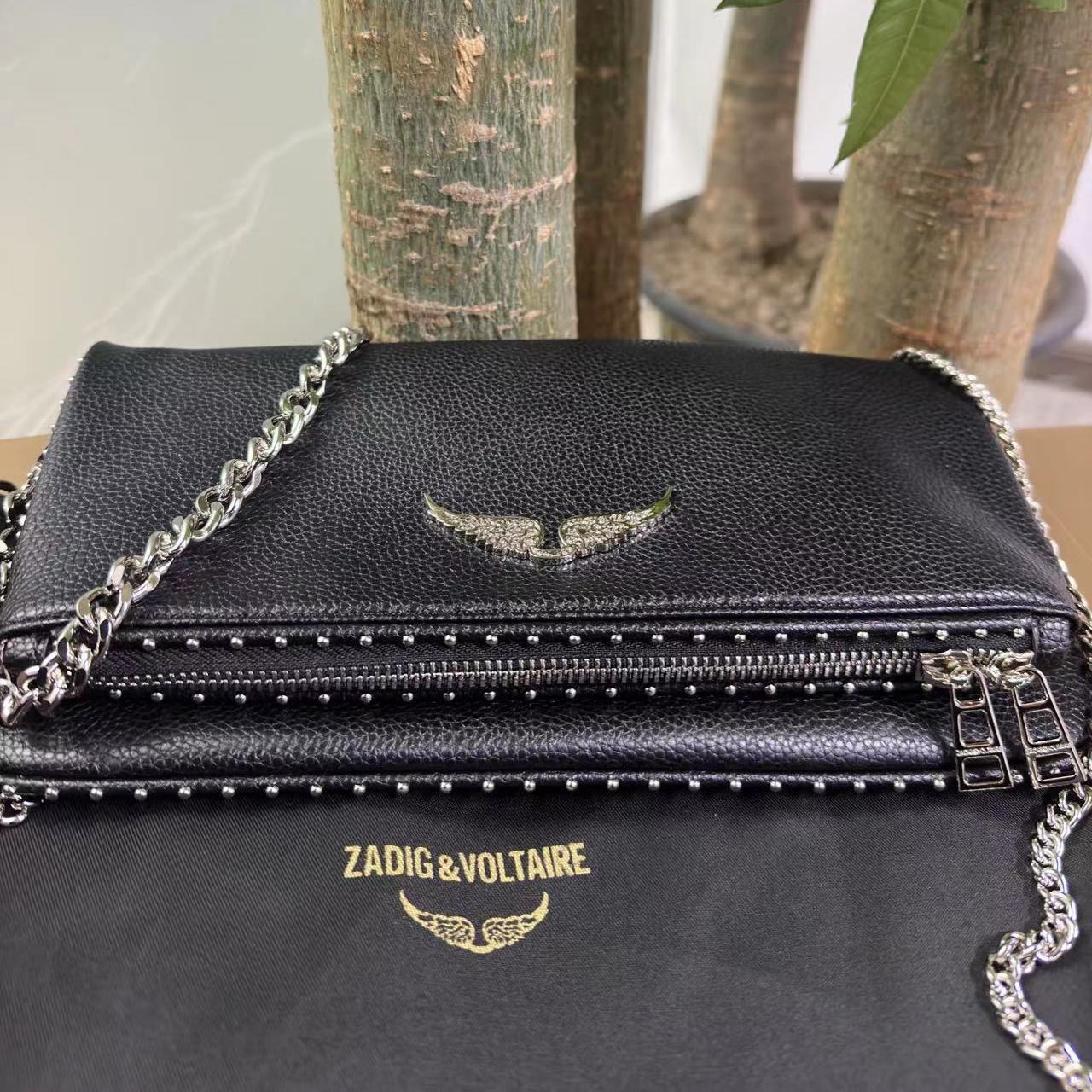 Multi Pochette Women Chain Bags Wallet Zadig Voltaire Messenger Leather Handbags Studded Wings Shoulder Handbag High Quality Vintage zv Rivet Purse Crossbody Bag, Box
Multi Pochette Women Chain Bags Wallet Zadig Voltaire Messenger Leather Handbags Studded Wings Shoulder Handbag High Quality Vintage zv Rivet Purse Crossbody Bag, Box