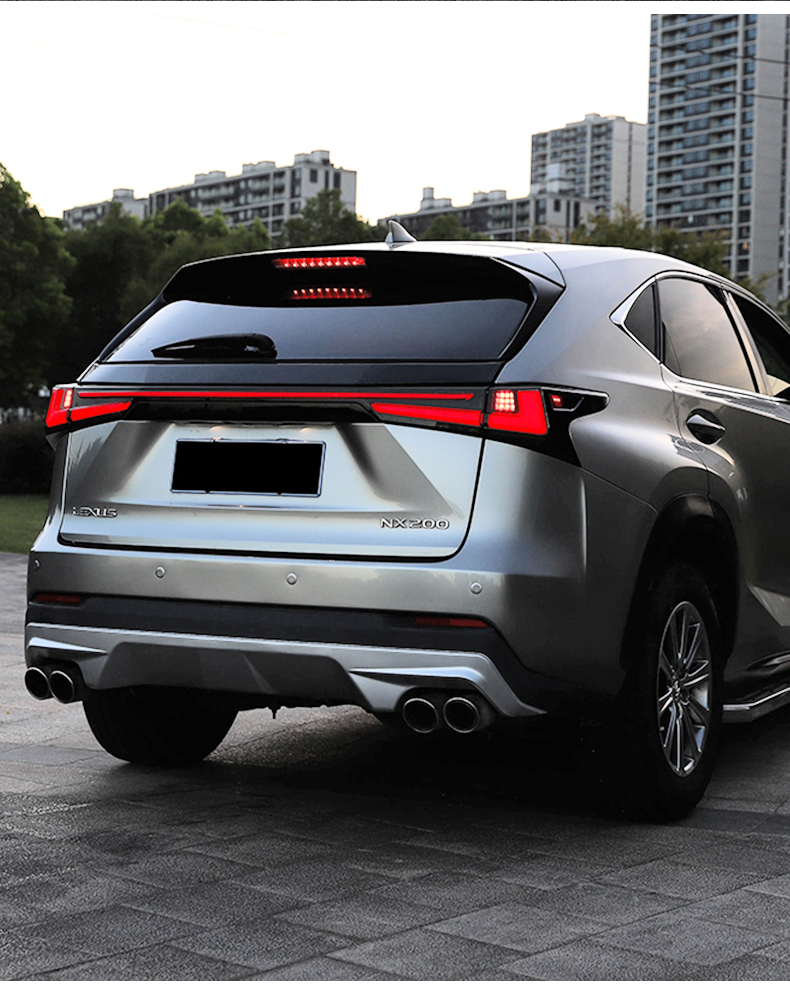 Car LED Rear Lights for Lexus NX200t 20 14-2021 NX300h NX200 NX300 Dynamic Turn Signal Rear Fog Brake Taillights