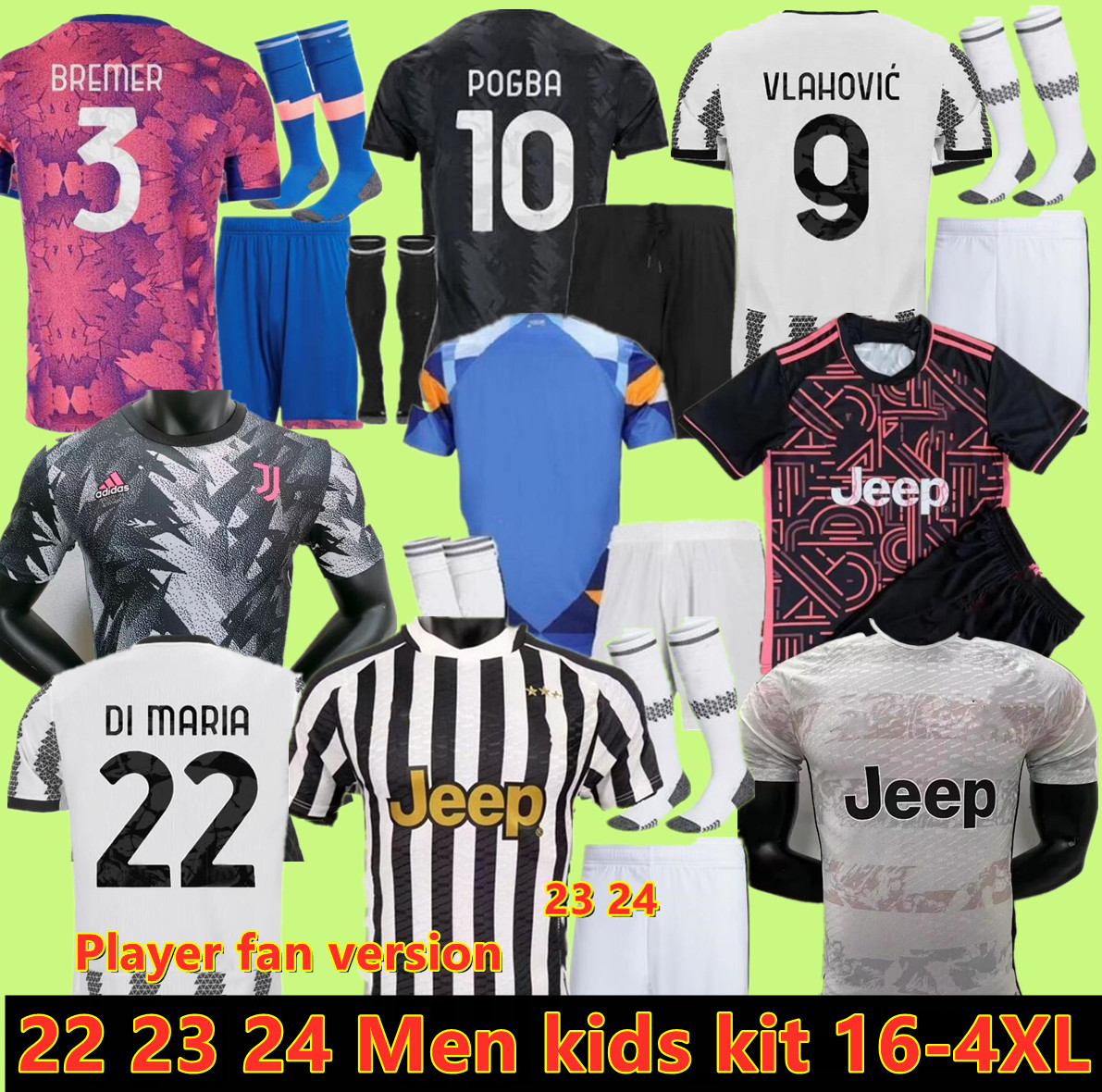 adult kids 22 23 24 POGBA Soccer Jerseys DI MARIA BONUCCI BREMER DANILO 2022 2023 CHIESA VLAHOVIC McKENNIE PELLEGRINI Mens Kids kit Football ShirtS 3XL 4XL 116, Wine red
adult kids 22 23 24 POGBA Soccer Jerseys DI MARIA BONUCCI BREMER DANILO 2022 2023 CHIESA VLAHOVIC McKENNIE PELLEGRINI Mens Kids kit Football ShirtS 3XL 4XL 116, Wine red