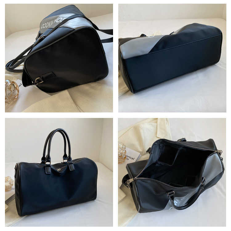 Duffel Bags Large Capacity Outdoor Short Distance Travel Bag Men s Portable Light Luggage Boarding Storage Sports Fitness 230316