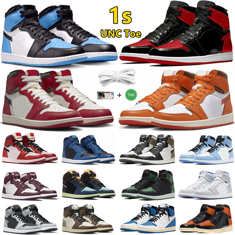 1 1s mens Basketball Shoes Sneaker Unc Toe Bred Patent StarFish Lost Found Denim True Blue Dark Mocha Shadow Pine Lucky Green men women trainers Sports Sneakers, Color#32
1 1s mens Basketball Shoes Sneaker Unc Toe Bred Patent StarFish Lost Found Denim True Blue Dark Mocha Shadow Pine Lucky Green men women trainers Sports Sneakers, Color#32