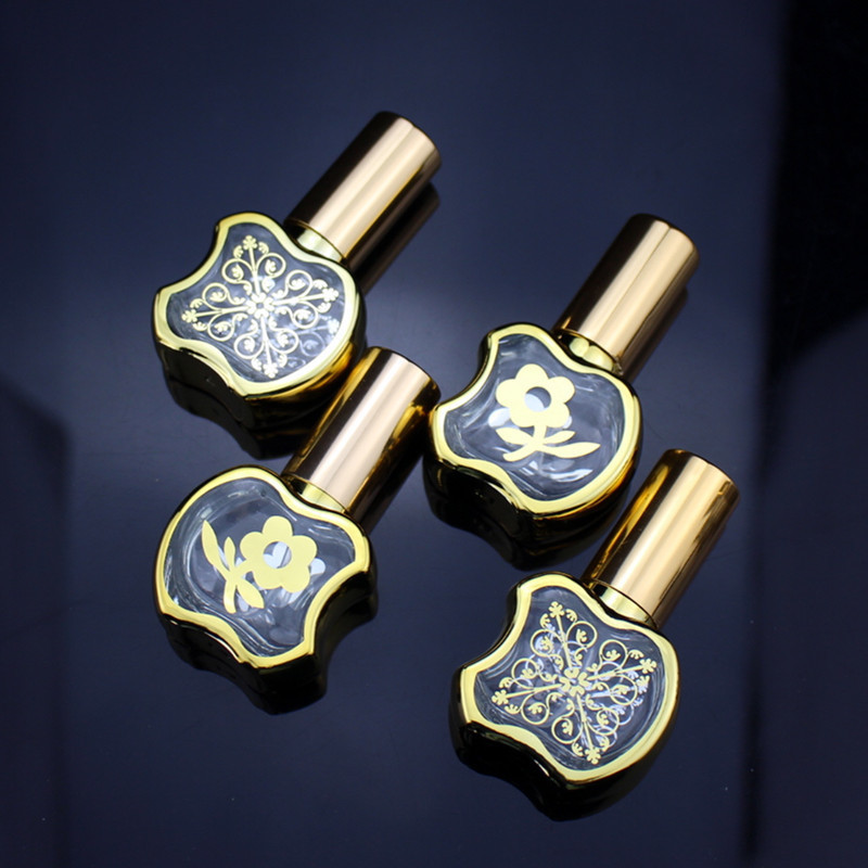 Perfume Bottle 10pcs/lot High Quality 10ml 15ml Glass Perfume Bottle Empty Pump Spray Perfume Atomizer Refillable Small Sample Bottles 230323