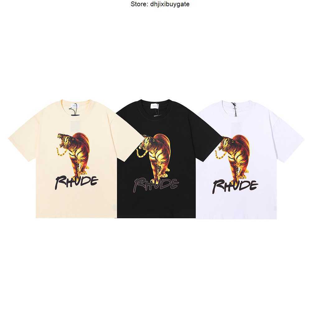 Small Beauty Los Angeles RHUDE T Shirts Tiger HD Printing Short Sleeve T-shirt Fashion Brand Men' And Women' Loose Bottom T-shirt Casual Minimalist Style, White
Small Beauty Los Angeles RHUDE T Shirts Tiger HD Printing Short Sleeve T-shirt Fashion Brand Men' And Women' Loose Bottom T-shirt Casual Minimalist Style, White