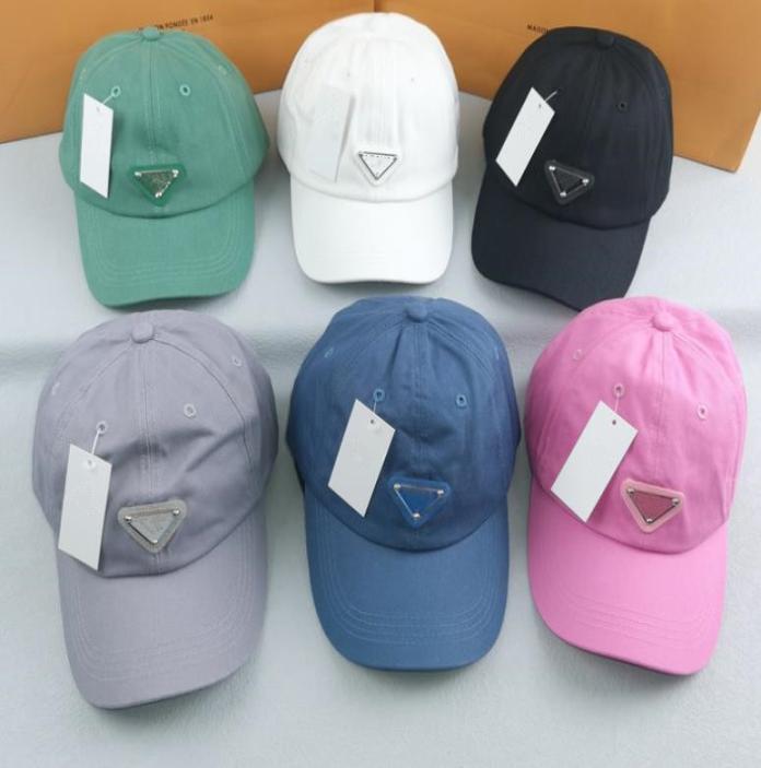 22SS Designer Cotton Baseball Caps for Lovers Fashion Mens Ladies Metal Style sports golf Cap Unisex Outdoor Peaked Sun hat Hip Ho