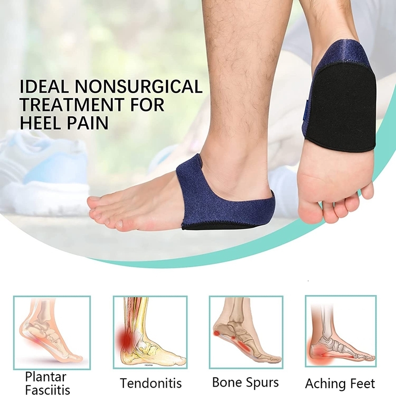 Shoe Parts Accessories Gel Heel Cushion Feet Care Socks Heel Cups Pads Repair Skin Care Heel Cover Pain Relief for Plantar Fasciitis Protectors Sleeve