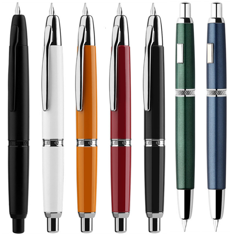 Fountain Pens MAJOHN A1 Press Metal Retractable Fine Nib 04mm WIth ClipNo Clip Ink Office School Writing Gift 230323, Red
Fountain Pens MAJOHN A1 Press Metal Retractable Fine Nib 04mm WIth ClipNo Clip Ink Office School Writing Gift 230323, Red