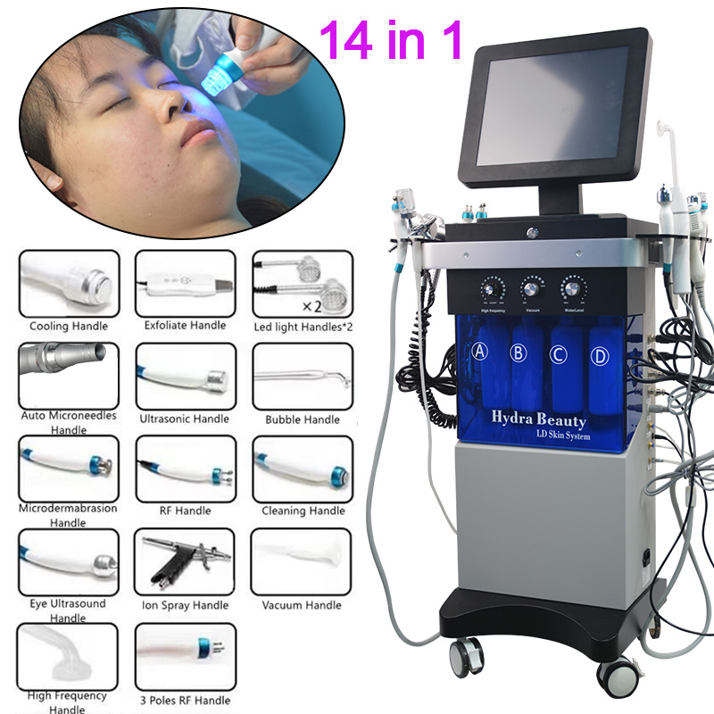 14 in 1 Multi-Functional Beauty Equipment Diamond hydrafacial Water Jet Aqua Peel Hydra Dermabrasion Oxigen Facial Machine hydrofacials microdermabrasion device
14 in 1 Multi-Functional Beauty Equipment Diamond hydrafacial Water Jet Aqua Peel Hydra Dermabrasion Oxigen Facial Machine hydrofacials microdermabrasion device