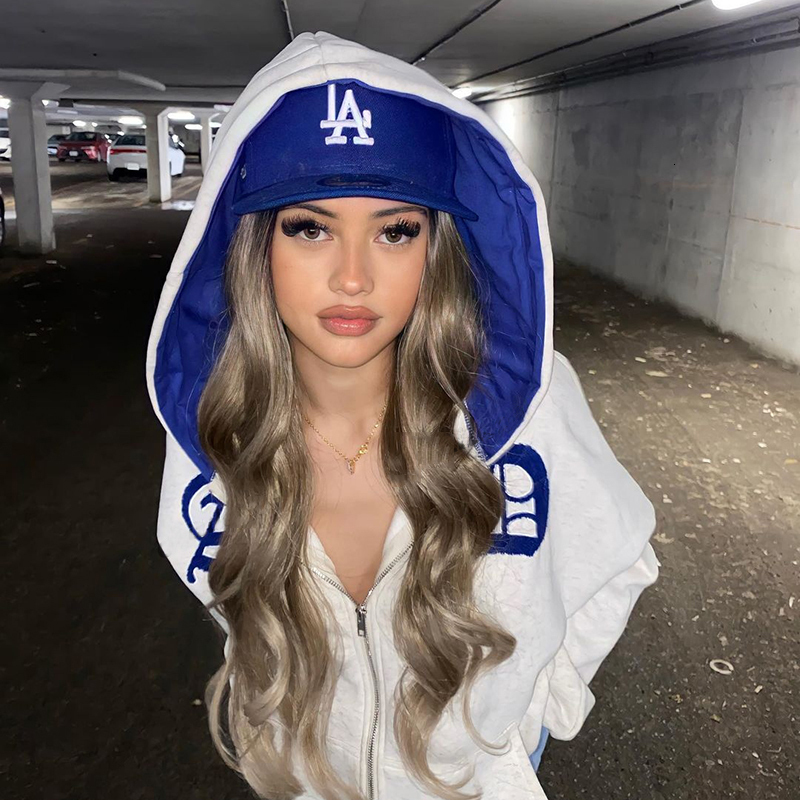 Womens Hoodies Sweatshirts Harajuku Zip Up Women Y2k Letter Print Oversized Hip Hop Grunge Goth Winter Hooded Jackets Coat Streetwear 230323