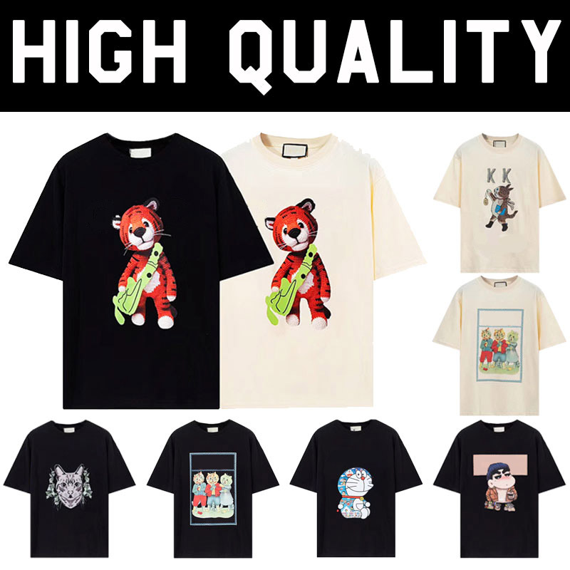 2023 Summer Men's Designer T Shirts Guccie for men luxury brand guccy Casual tee Tops round neck short sleeve quality Clothing -5XL
2023 Summer Men's Designer T Shirts Guccie for men luxury brand guccy Casual tee Tops round neck short sleeve quality Clothing -5XL