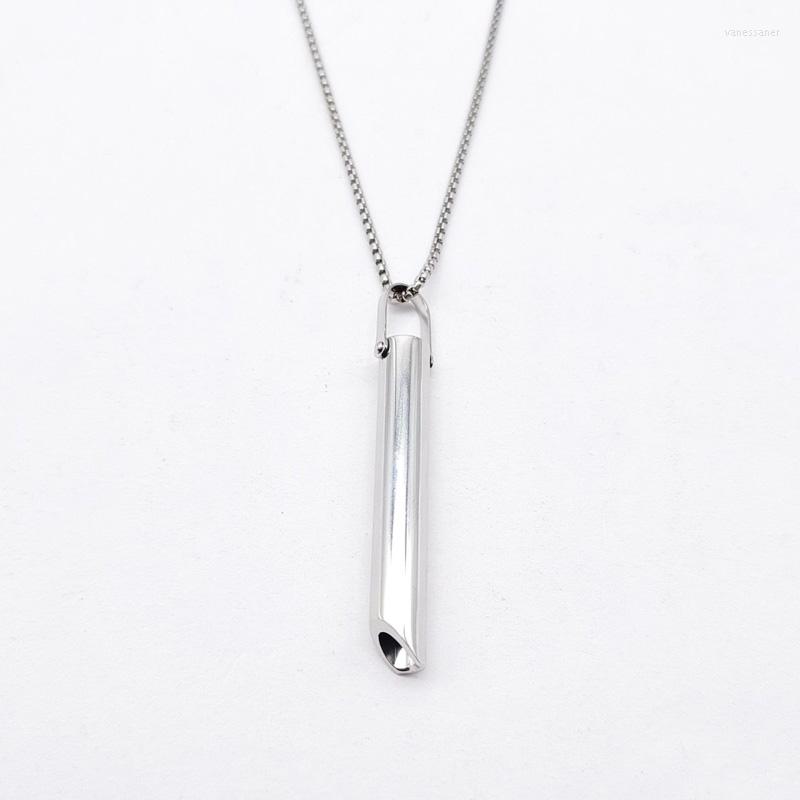 Chains 1PC Meditation Tuning Necklace Stainless Steel Yoga Breathing Necklaces Whistle Mindfulness Device For Anxiety
Chains 1PC Meditation Tuning Necklace Stainless Steel Yoga Breathing Necklaces Whistle Mindfulness Device For Anxiety