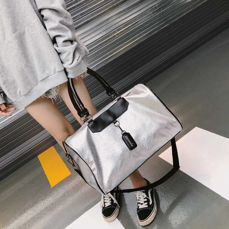 Duffel Bags New Travel Bag Women s Pu Leather Korean Version Portable Large Leisure Women s Light Fitness Fashion Plum 230316, Silver
Duffel Bags New Travel Bag Women s Pu Leather Korean Version Portable Large Leisure Women s Light Fitness Fashion Plum 230316, Silver