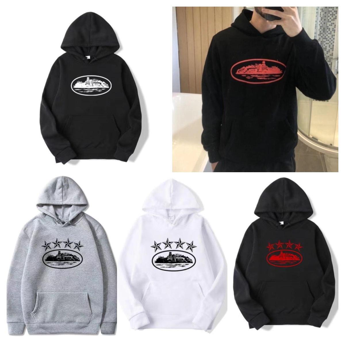 NEW men's Hoodies Corteiz designer alcatraz hoodie star print fashion hip-hop cotton clothes women's hoody men's large hoodie high quality hooded x93X#, 011
NEW men's Hoodies Corteiz designer alcatraz hoodie star print fashion hip-hop cotton clothes women's hoody men's large hoodie high quality hooded x93X#, 011