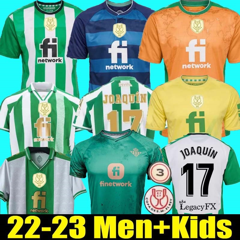 22 23 Real Betis soccer Jerseys FEKIR Forever Green HOME Manga Corta JOAQUIN B.Iglesias camiseta de futbol Juanmi 2023 special Sustainability Shirts Men kids, 22 23 4th full kit+ucl
22 23 Real Betis soccer Jerseys FEKIR Forever Green HOME Manga Corta JOAQUIN B.Iglesias camiseta de futbol Juanmi 2023 special Sustainability Shirts Men kids, 22 23 4th full kit+ucl