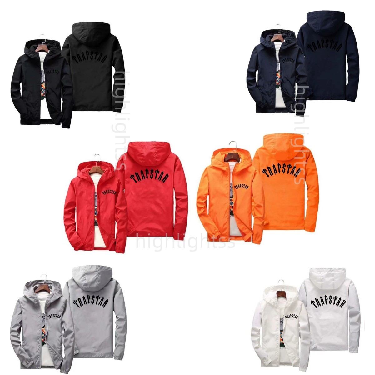 Men's Jackets Designer Windproof Letters Jacket Trapsta Womens Hoodie Spring Autumn Trend Long Sleeve Casual Hoody Top Loose High Street Jackets
Men's Jackets Designer Windproof Letters Jacket Trapsta Womens Hoodie Spring Autumn Trend Long Sleeve Casual Hoody Top Loose High Street Jackets