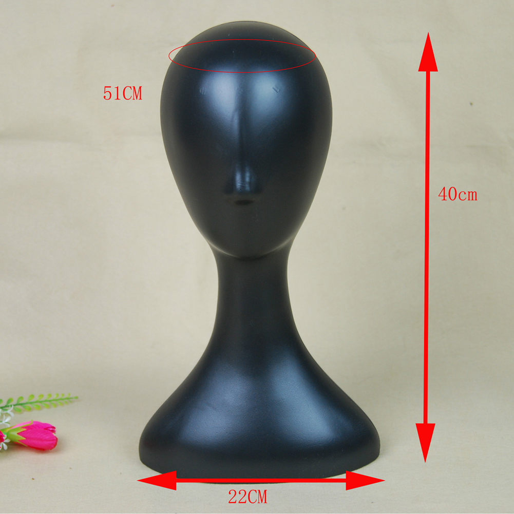 Mannequin Heads Pro Female Plastic Abstract Mannequin Manikin Head Model Wig Hair Display Stand 230323