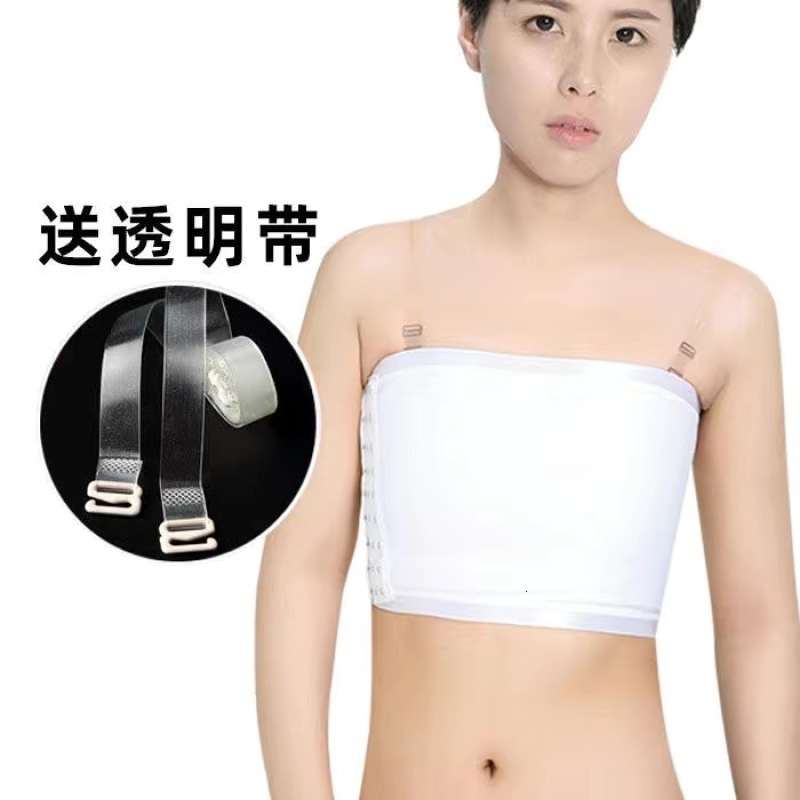 Women's Shapers Ruoru Strengthen Bandage Reinforced Short Corset Tomboy Lesbian Tank Tops Chest Shaper Breast Binder Trans Vest Shirt Underwear 2