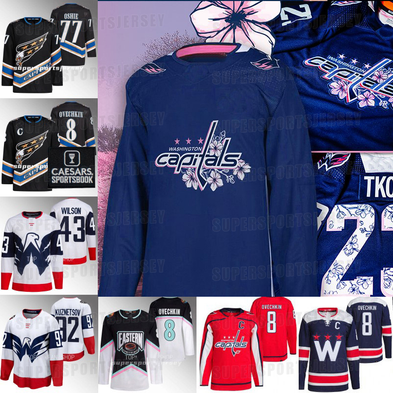 Capitals 2023 Cherry Blossom Hockey Jerseys Stadium Series Reverse Retro Washington 43 Tom Wilson Alex Ovechkin Dylan Strome Kuznetsov Nicklas Backstrom T.J. Oshie, Away
Capitals 2023 Cherry Blossom Hockey Jerseys Stadium Series Reverse Retro Washington 43 Tom Wilson Alex Ovechkin Dylan Strome Kuznetsov Nicklas Backstrom T.J. Oshie, Away
