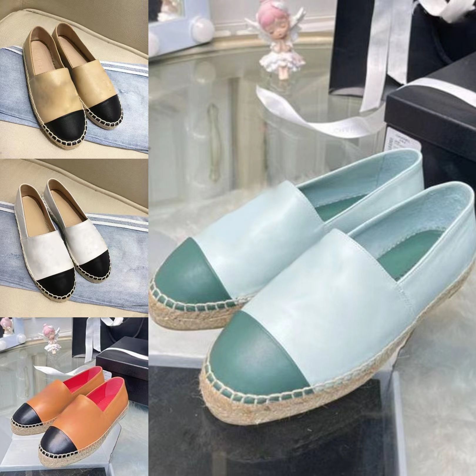 Designer Shoes Women Leather Half Slippers Fashion Fisherman Canvas Shoe Summer Classic Casual Slipper Easy-to-wear Style Slides With Box Size35-40
Designer Shoes Women Leather Half Slippers Fashion Fisherman Canvas Shoe Summer Classic Casual Slipper Easy-to-wear Style Slides With Box Size35-40