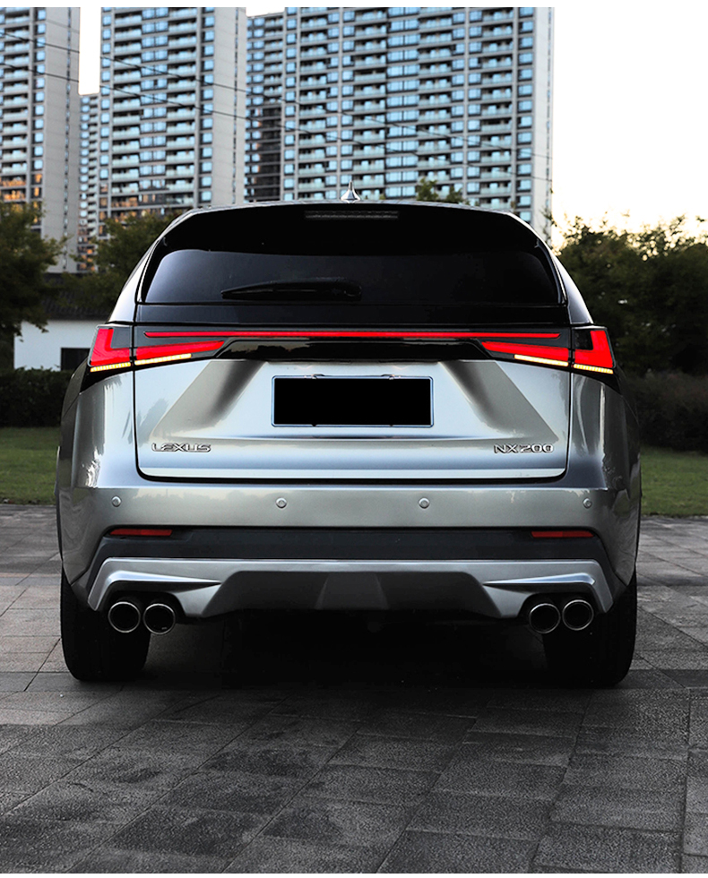 Car LED Rear Lights for Lexus NX200t 20 14-2021 NX300h NX200 NX300 Dynamic Turn Signal Rear Fog Brake Taillights