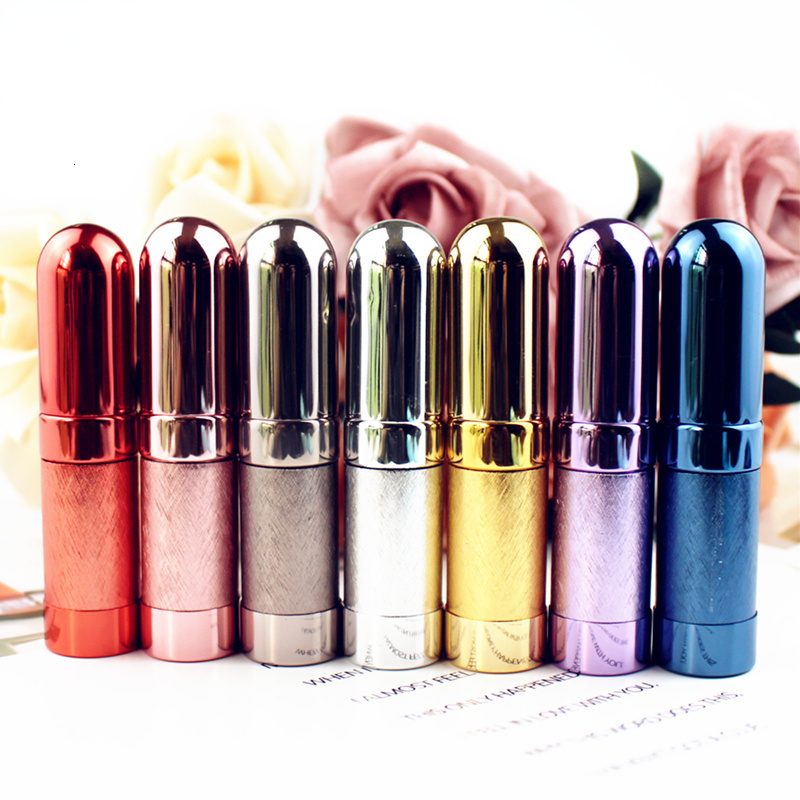 Perfume Bottle 10pcs/lot Top Quality 6ML Refillable Glass Perfume Bottle Empty Metal Fragrance Bottles Aluminum Atomizer Travel Size 230323