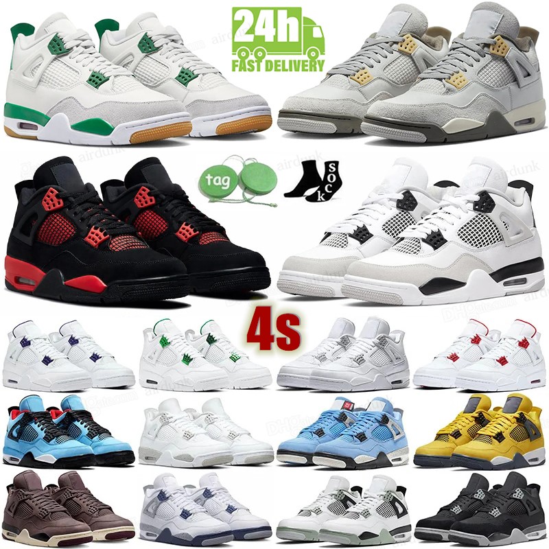 Jumpman 4 4s Mens Basketball Shoes Pine Green Military Black Cat Canvas Red Thunder University Blue Thunder Pink Cactus Jack Men Women, Purple
Jumpman 4 4s Mens Basketball Shoes Pine Green Military Black Cat Canvas Red Thunder University Blue Thunder Pink Cactus Jack Men Women, Purple