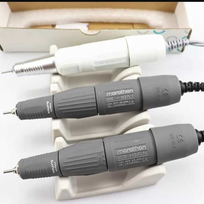 Nail Art Equipment Dental Strong 210 LAB 45000 RPM 35K 45K RPM MARATHON Micromotor Nail drill Handpiece Polishing machine 2.35mm SDE-H37LN H37L1 Z0322
Nail Art Equipment Dental Strong 210 LAB 45000 RPM 35K 45K RPM MARATHON Micromotor Nail drill Handpiece Polishing machine 2.35mm SDE-H37LN H37L1 Z0322