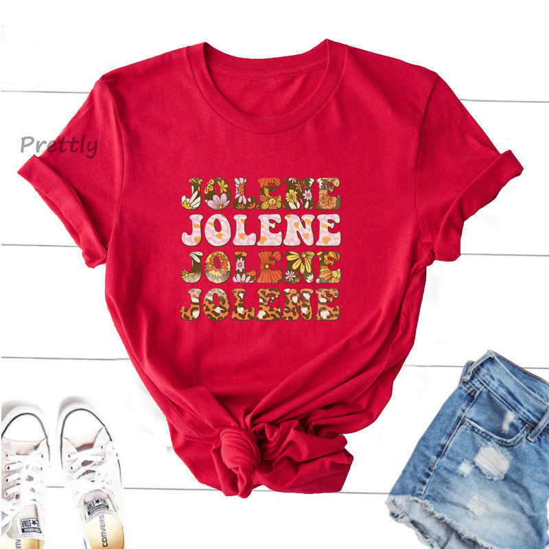 Men's T-Shirts Jolene Dolly Parton T Shirts Leopard Floral Print T Shirt Vintage Casual Short Sleeve Summer Women's Clothing Tee Shirts W032