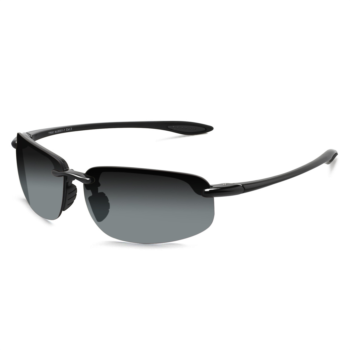 Sunglasses JULI Classic Sports Sunglasses For Men And Women Driving And Running Rimless Ultralight Frame Sun Glasses Men UV400 MJ8001 230323