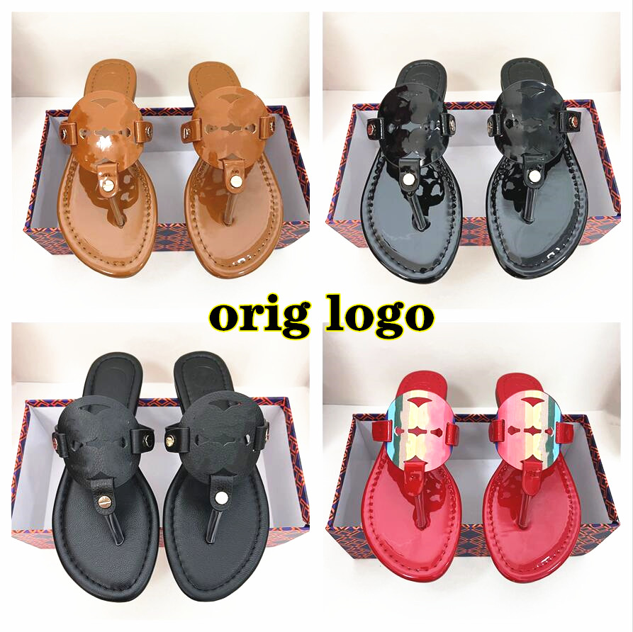Brand Designer Women Slippers Summer Ladies Hollowed Out Sandals Pattern Flats Flip Flops Loafer Fashion Tories Slides Rubber Outdoor Beach Shoes with Dust Bag 35-43, Nude shiny
Brand Designer Women Slippers Summer Ladies Hollowed Out Sandals Pattern Flats Flip Flops Loafer Fashion Tories Slides Rubber Outdoor Beach Shoes with Dust Bag 35-43, Nude shiny