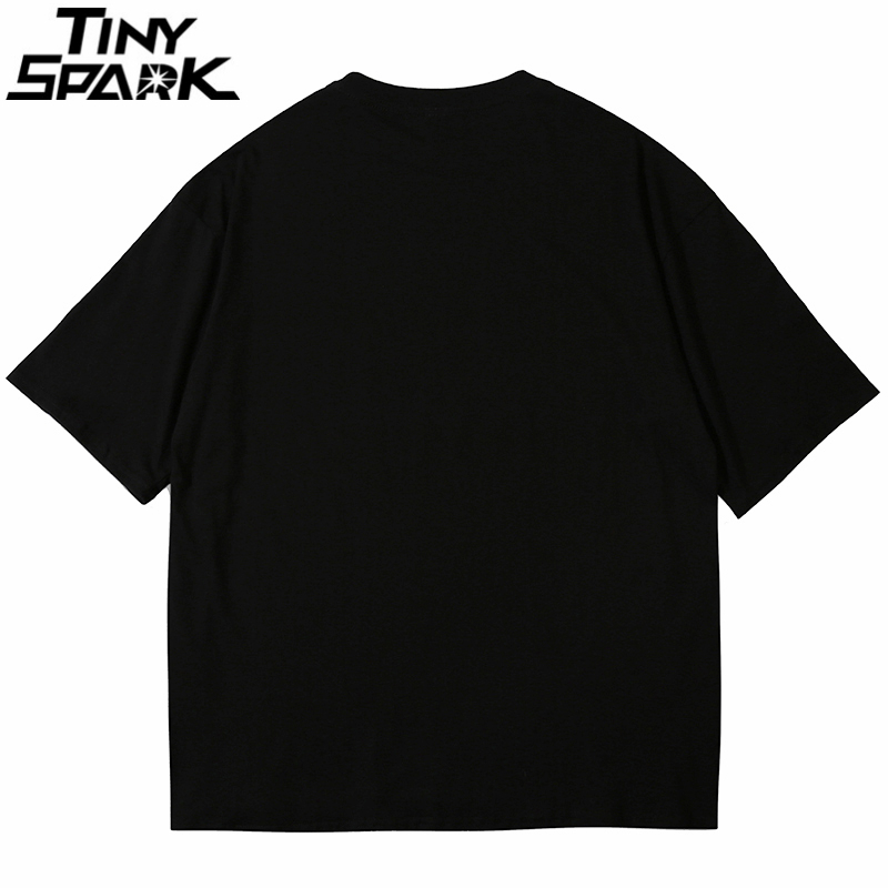 Mens TShirts Men Hip Hop Streetwear T Shirt Eyes World Graphic Harajuku TShirt Cotton Casual Tshirt Summer Short Sleeve Tops Tees Black 230323