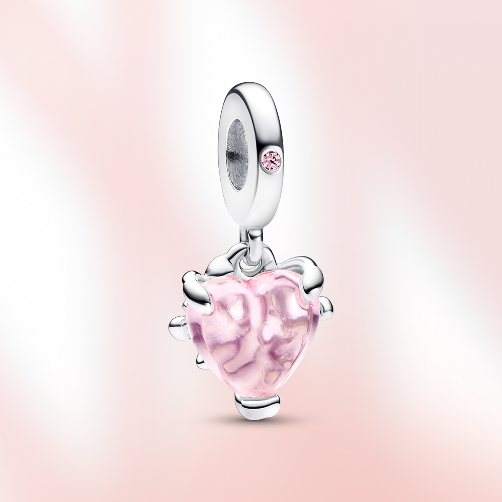 Charm 925 Sterling Silver Heart Unicorn Bead Clover Pendant Spring Fit S925 Snake Bracelet Charm Women Jewelry Love Gift