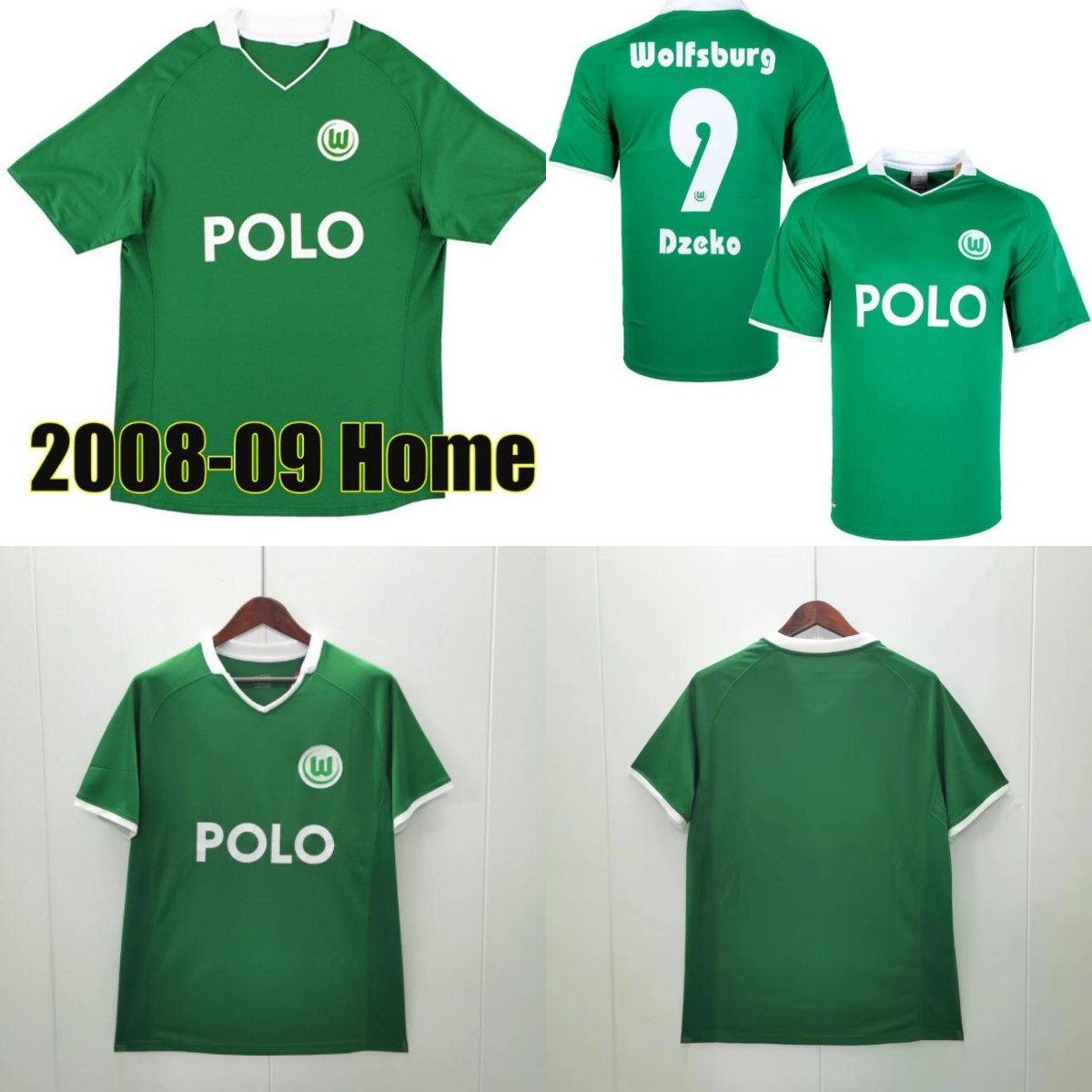 08 09 Wolfsburg retro soccer jerseys champion 2009 ROUSSILLON STEFFEN WEGHORST KLAUS GUILAVOGUI BAKU men football shirt, Green
08 09 Wolfsburg retro soccer jerseys champion 2009 ROUSSILLON STEFFEN WEGHORST KLAUS GUILAVOGUI BAKU men football shirt, Green