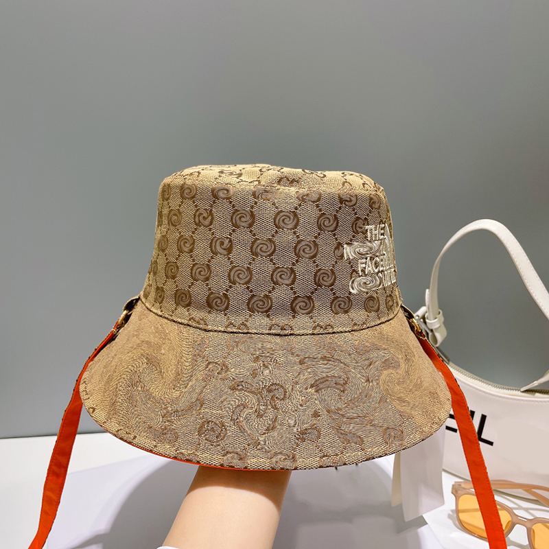 Beanie/Skull Caps Luxury Designers Bucket Hats GGs Classical Wide Brim Hats Solid Colour Full Print Letter Sun Hats Double-sided wearable Trend Travel Buckethats