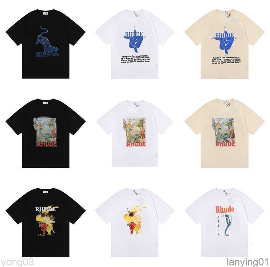 America Brand Rhude Printed t Shirt Men Washed Do Old Round Treetwear T-shirts Spring Summer High Street Style Quality
America Brand Rhude Printed t Shirt Men Washed Do Old Round Treetwear T-shirts Spring Summer High Street Style Quality
