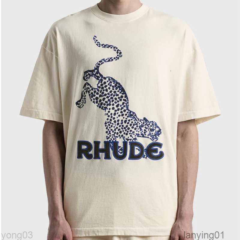 2023 Men' t Shirt North American High Street Brand Rhude Leopard Trendy Print Loose Short Sleeve, Rice apricot color
2023 Men' t Shirt North American High Street Brand Rhude Leopard Trendy Print Loose Short Sleeve, Rice apricot color