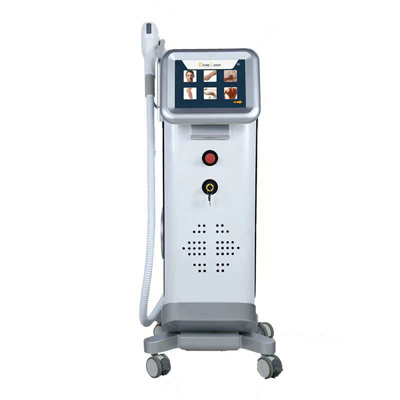Laser diode Hair Removal Therapy skin rejuvenation 755nm 808nm 1064nm Triple Wavelength 1600W big spot