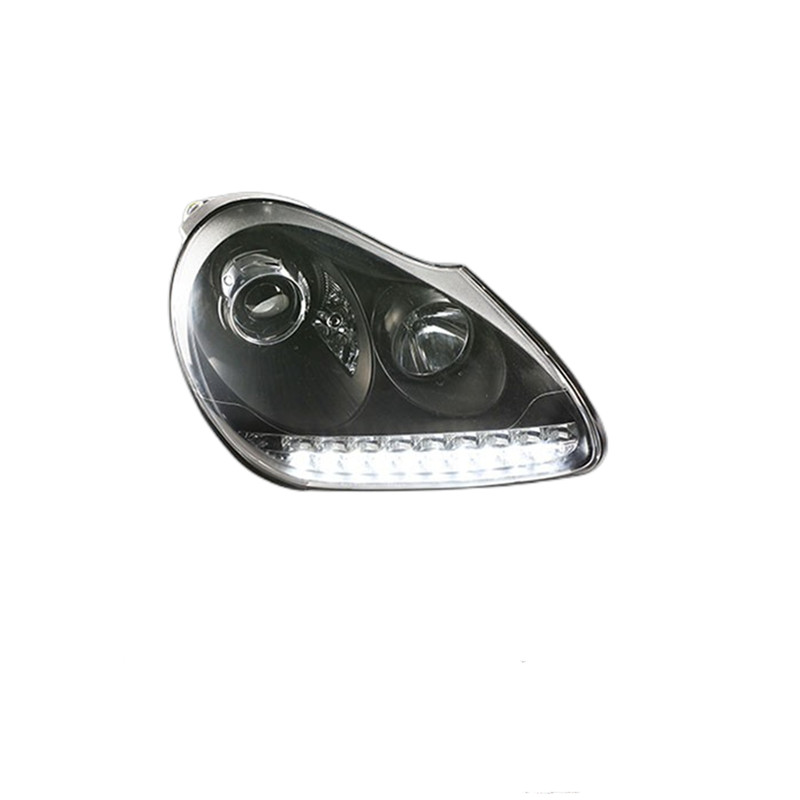 Blue Headlight Bulbs For Porsche Cayenne 2003-2007 All LED Headlights Low And High Beam Daytime Running Lights