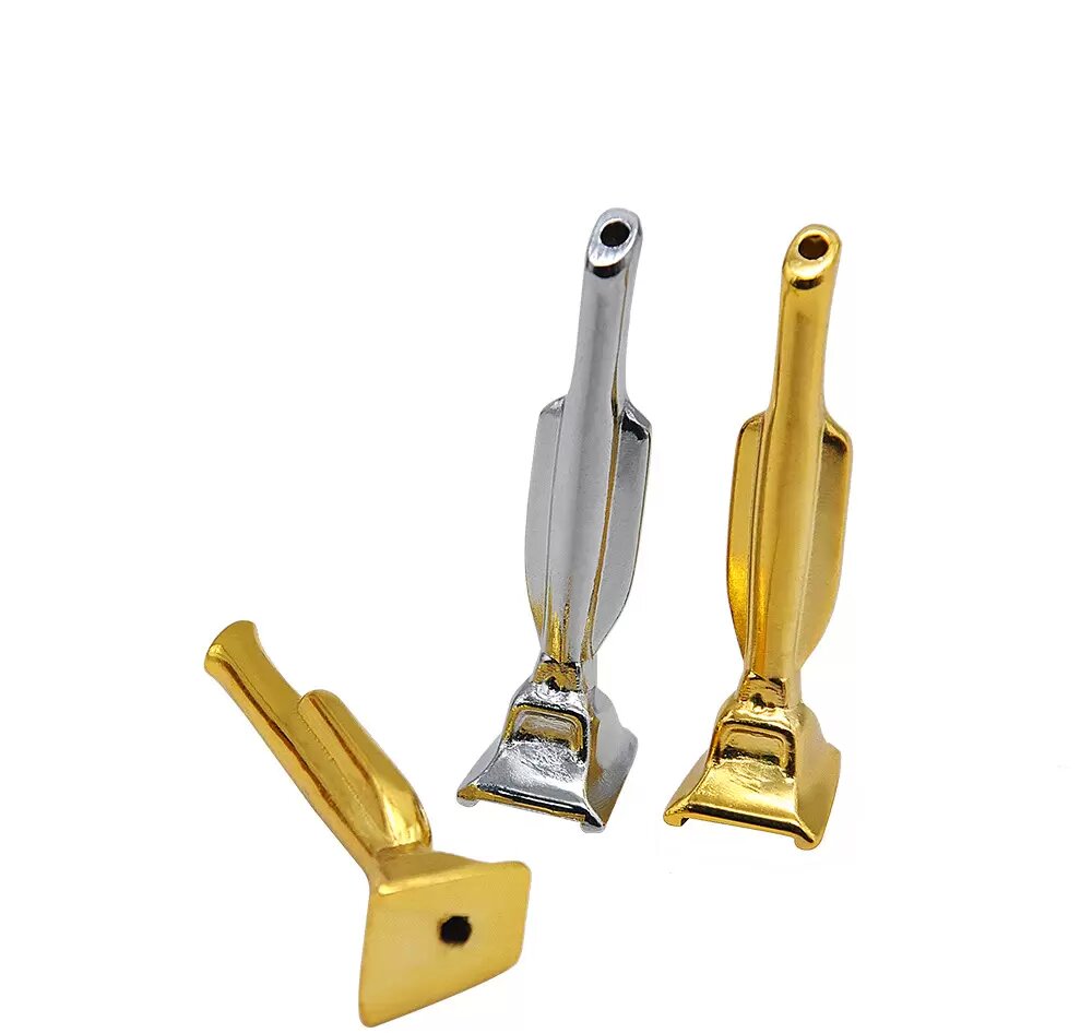 Metal Snuff Snorter Vacuum Sniffer Dispenser Nasal Tube Straw Mini Trophy Pipe Smoking Endurable Tobacco Hand Pipe