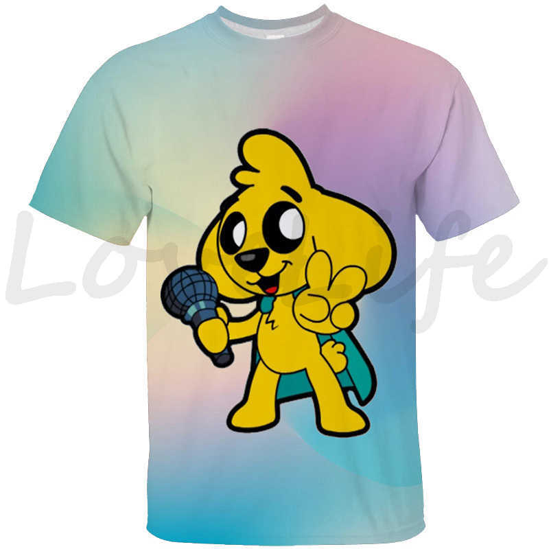Men's T-Shirts Funny Mikecrack T-shirt Children 3D Cartoon Tee Tops Kawaii O-Neck T Shirt Los Compas Anime Streetwear Compadretes Tshirt Summer W