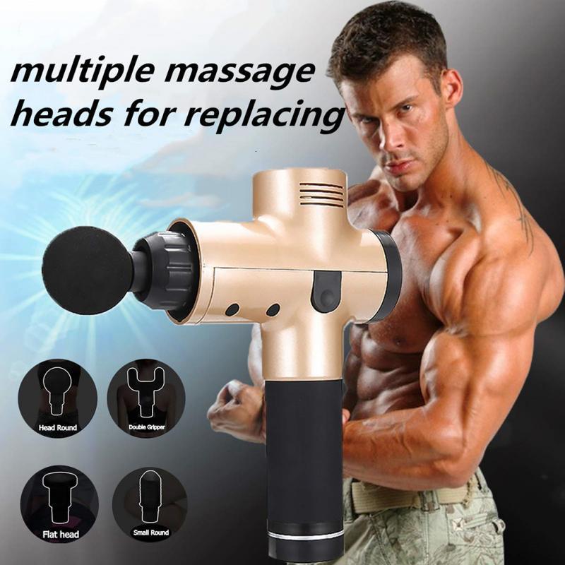 Full Body Massager 6Pcs Massage Head Fascia Gun Plug Head Fitness Health Care Full Body Massage Gun Head Muscle Relaxation Scientific Massager Tool 23
