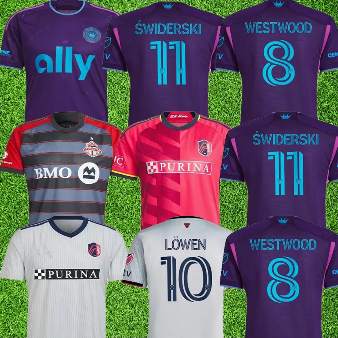 Charlotte FC St. L ouis City SOCCER JERSEYS Nashville SC TORONTO 2023 HOME AWAY KLAUSS BLOM LOWEN PARKER 26st Louis SC WESTWOOD 8 SWIDERSKI BRONICO football uniform mls, Gray
Charlotte FC St. L ouis City SOCCER JERSEYS Nashville SC TORONTO 2023 HOME AWAY KLAUSS BLOM LOWEN PARKER 26st Louis SC WESTWOOD 8 SWIDERSKI BRONICO football uniform mls, Gray
