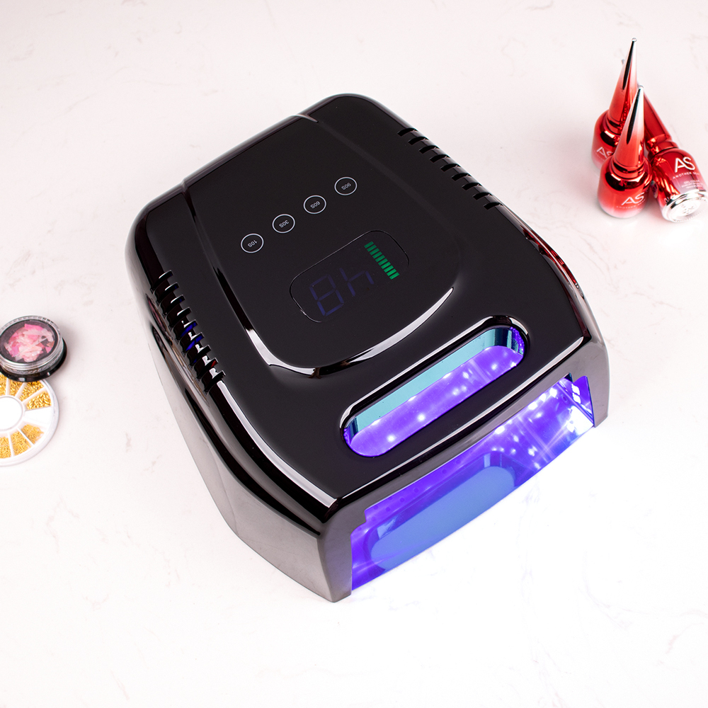 Nail Dryers Arrival 96W Rechargeable Lamp Wireless Gel Polish Dryer Manicure Machine UV Light for s Cordless LED 230323