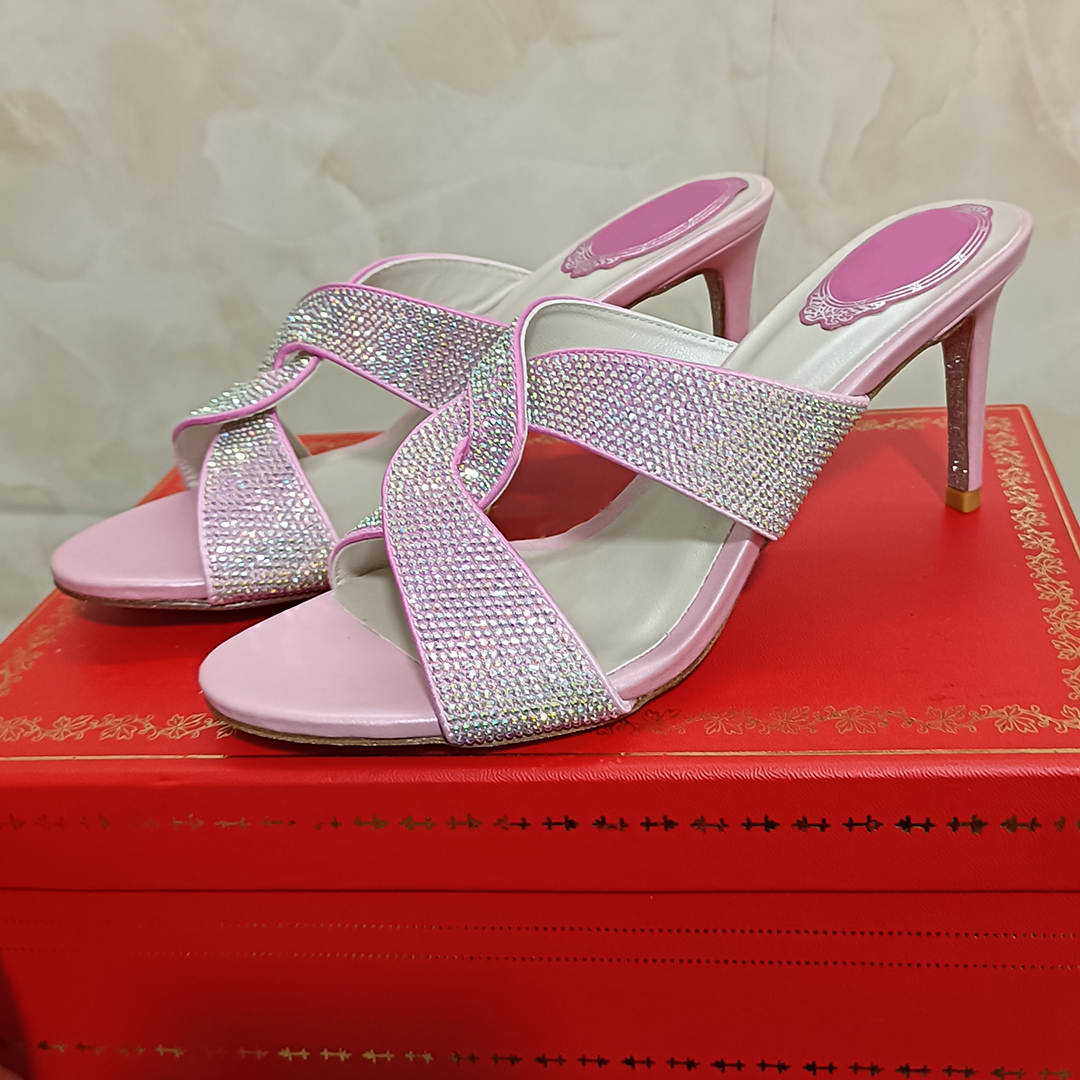 stiletto heel Slippers for womens maela sandals Luxury Designer studded shining Rhinestone sandal shoe top quality high heeled open toe Slipper 4-12, Blue 9.5cm
stiletto heel Slippers for womens maela sandals Luxury Designer studded shining Rhinestone sandal shoe top quality high heeled open toe Slipper 4-12, Blue 9.5cm