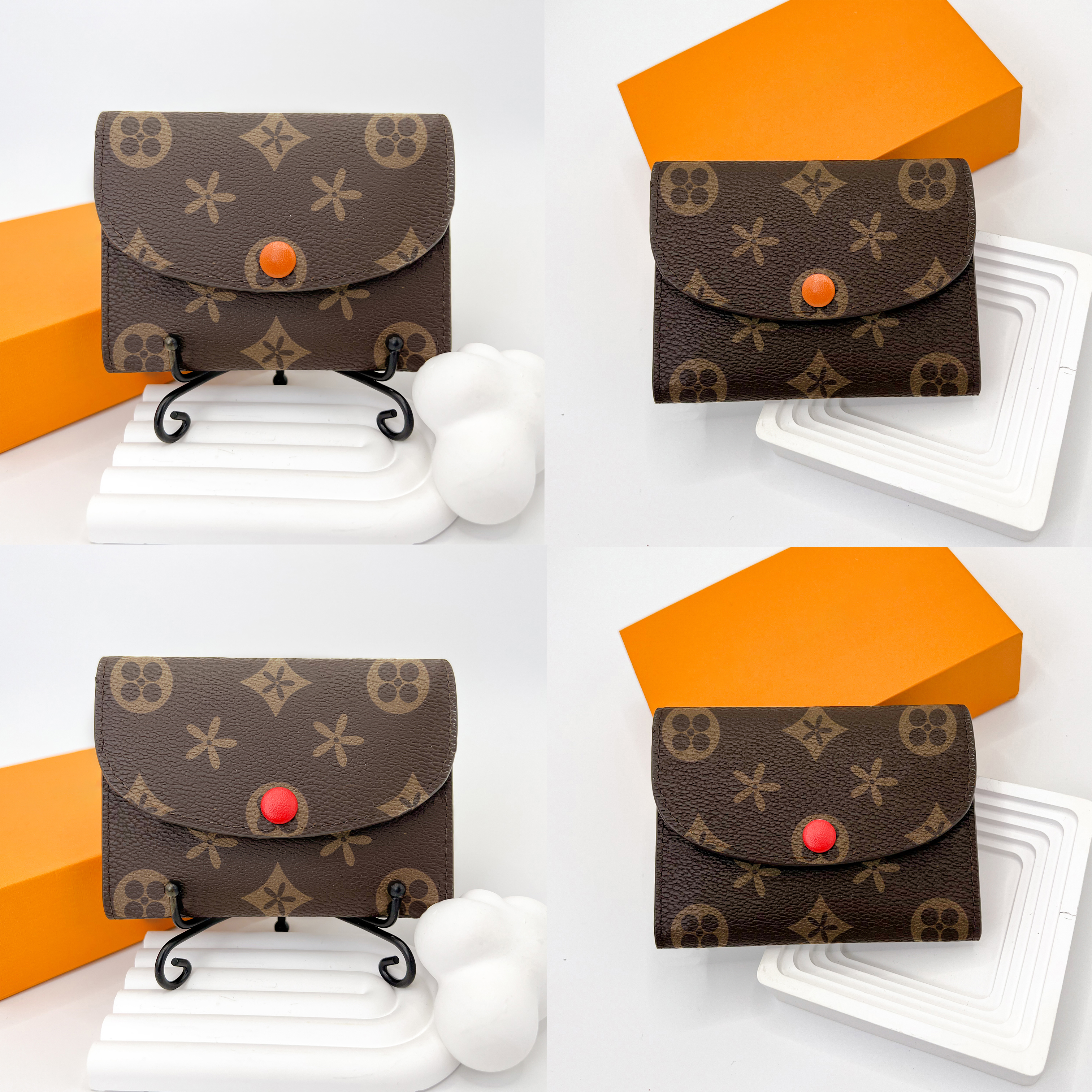 card holder M41939 rosalie wallets Women Man luxury Designer card cover Mini wallet Genuine Leather print Coin Purses bags fashion tote card key pouch CardHolder bag, Mon0gram red
card holder M41939 rosalie wallets Women Man luxury Designer card cover Mini wallet Genuine Leather print Coin Purses bags fashion tote card key pouch CardHolder bag, Mon0gram red