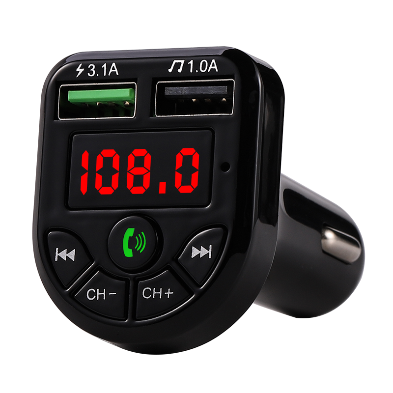 LED FM Transmitter Bluetooth 5.0 Car kit Dual USB Car Charger 3.1A 1A USB MP3 Music Player for iphone car U disk/TF