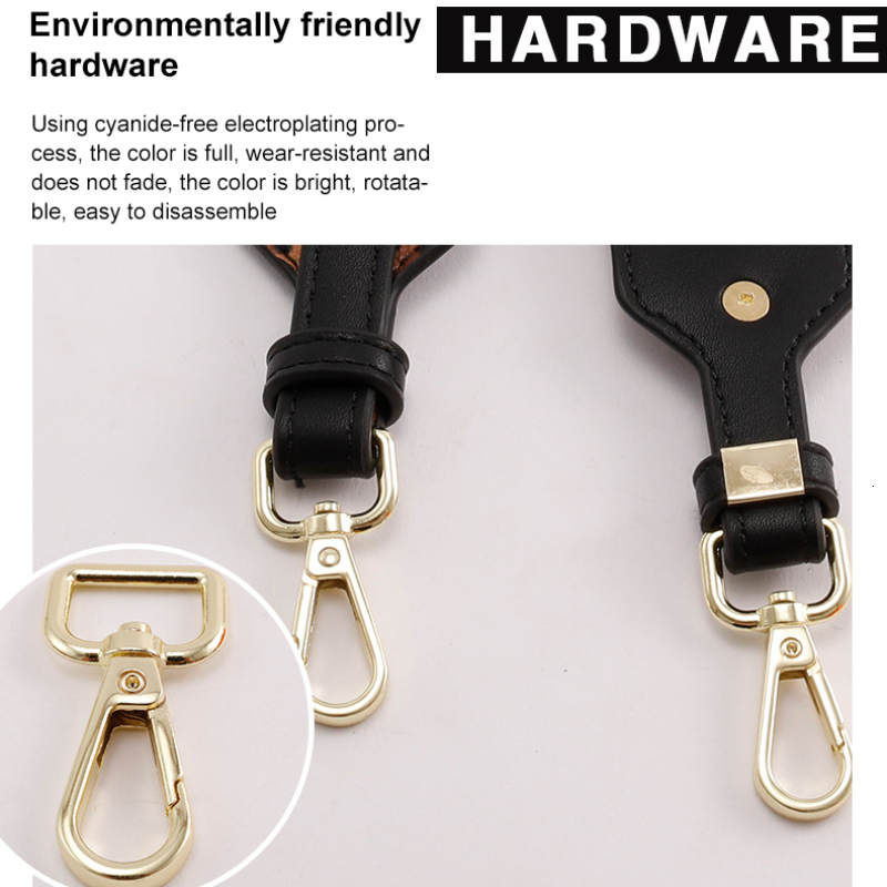 Bag Parts Accessories 90*3.8cm durable Genuine Leather Bags Strap Adjustable Replacement Crossbody Straps Gold Hardware for Women DIY Bag Accessories 