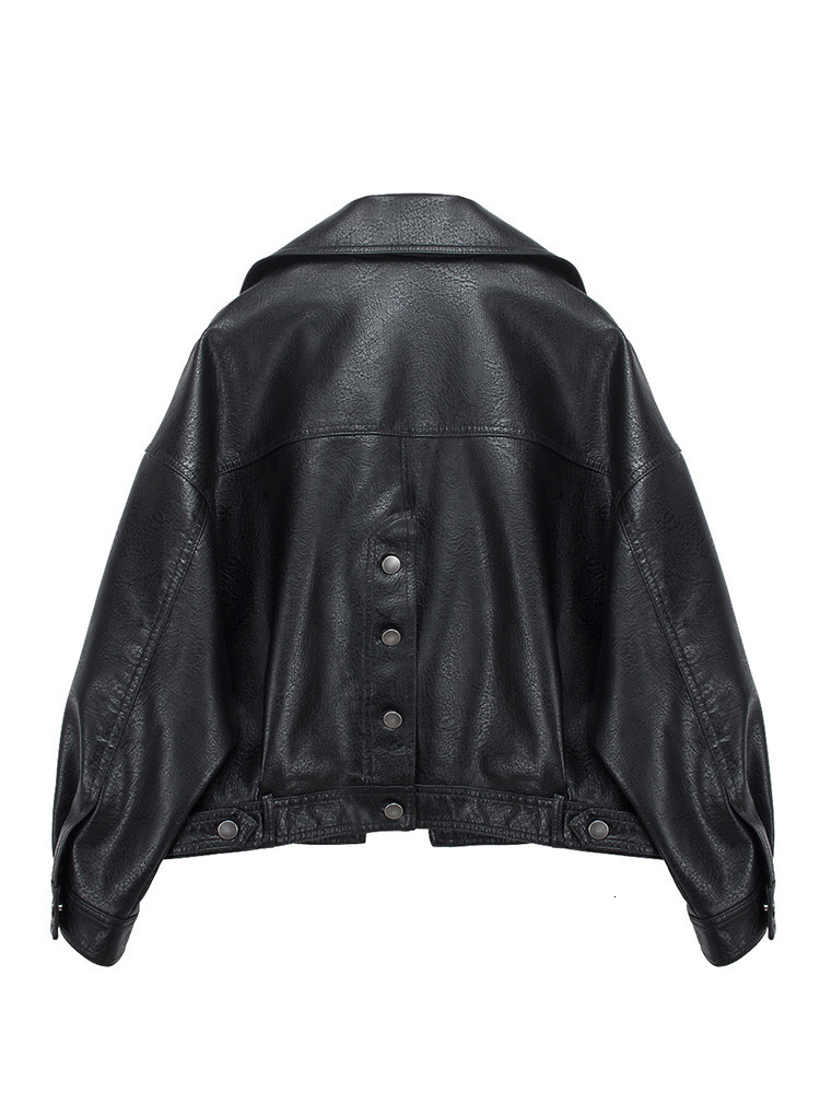 Women's Jackets SEDUTMO Winter Faux Leather Jacket Women Short Punk Coat Moto Biker Autumn Zipper Casual Oversize Outerwear ED 230324