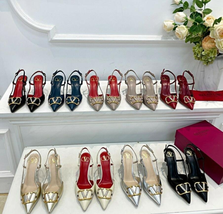 High Heel Women Sandals Designer Shoes Summer New Brand 6cm 8cm 10cm Thin Heels Pointed Wedding Shoes Black Silver Gold Red With Dust Bag Big Size 34-44 No Box
High Heel Women Sandals Designer Shoes Summer New Brand 6cm 8cm 10cm Thin Heels Pointed Wedding Shoes Black Silver Gold Red With Dust Bag Big Size 34-44 No Box