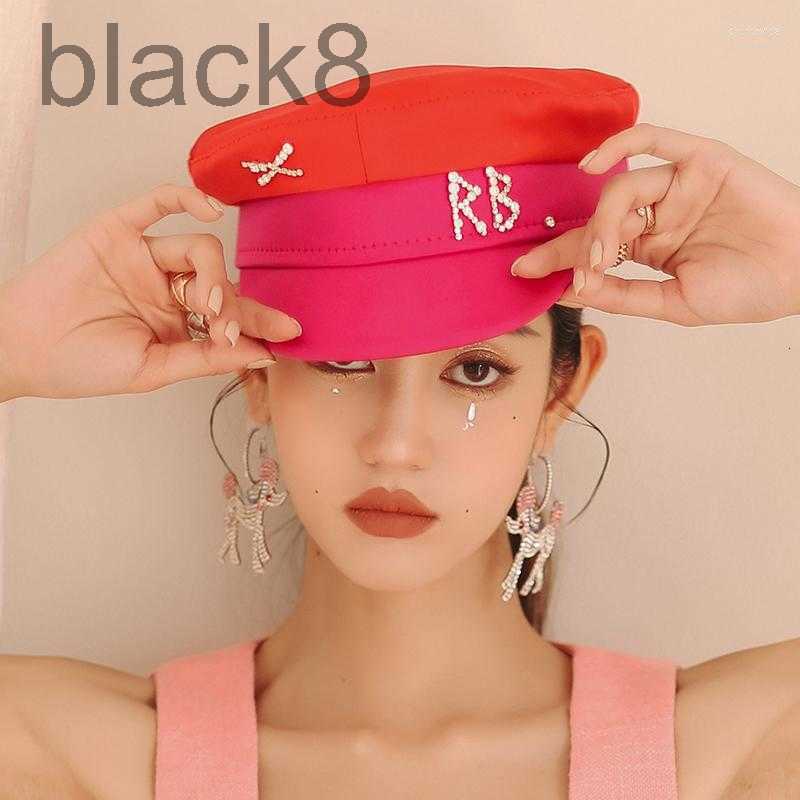 designer Berets Brand Designer Spring Summer Caps Women Two-colored Sboy Cap Crystal-Embellished Satin Baker Boy HatBerets 69M2, Hot pink-with logo
designer Berets Brand Designer Spring Summer Caps Women Two-colored Sboy Cap Crystal-Embellished Satin Baker Boy HatBerets 69M2, Hot pink-with logo